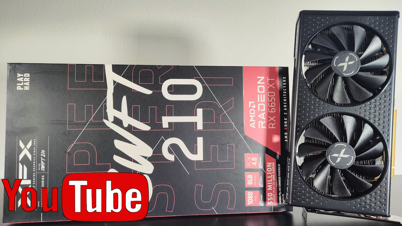 AMD Radeon RX 6650 XT XFX Swift 210