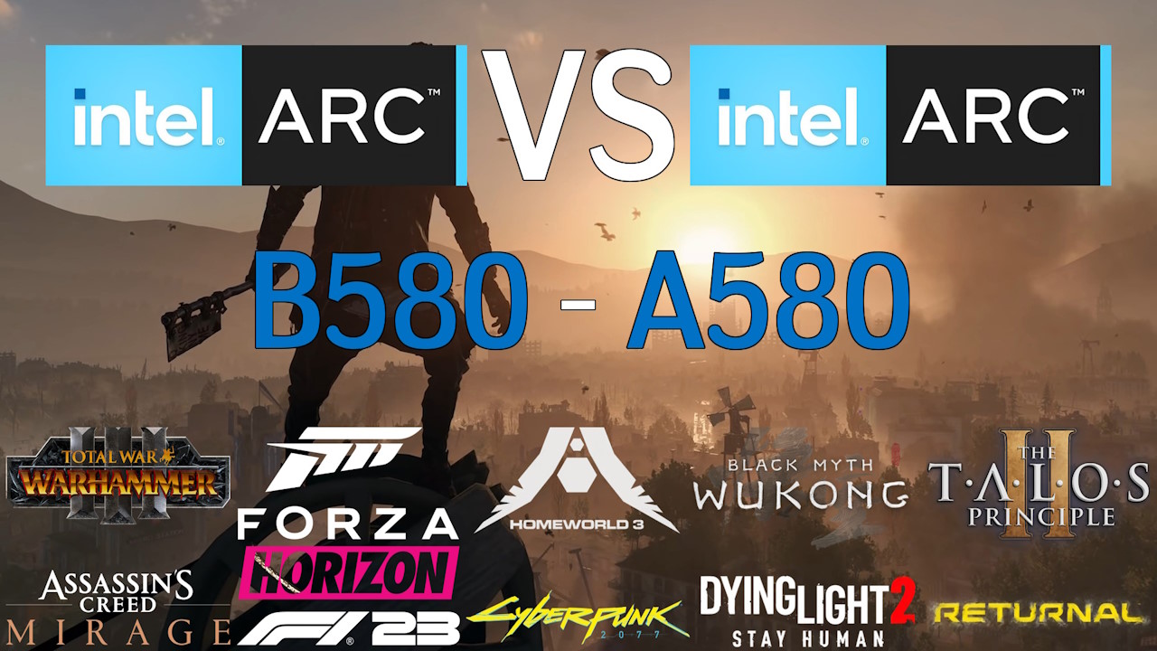 INTEL Arc B580 - INTEL Arc A580