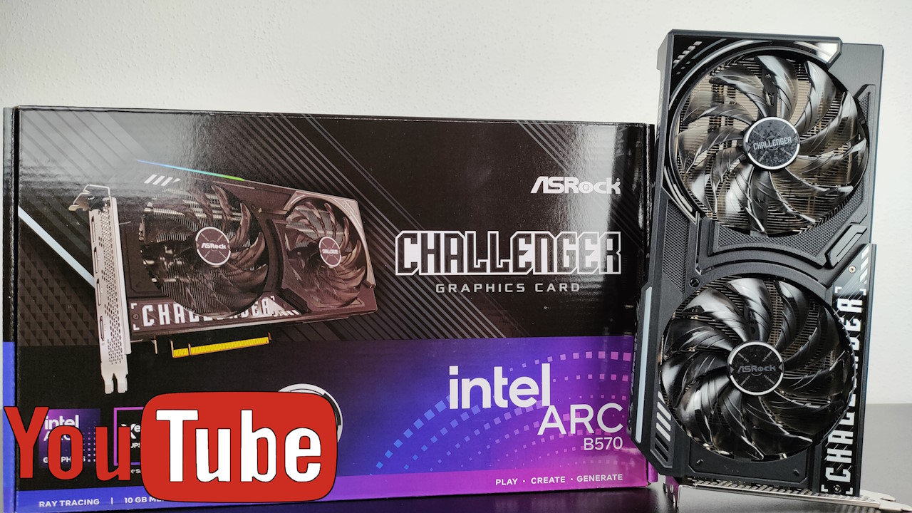 INTEL Arc B570 – AsRock Challenger