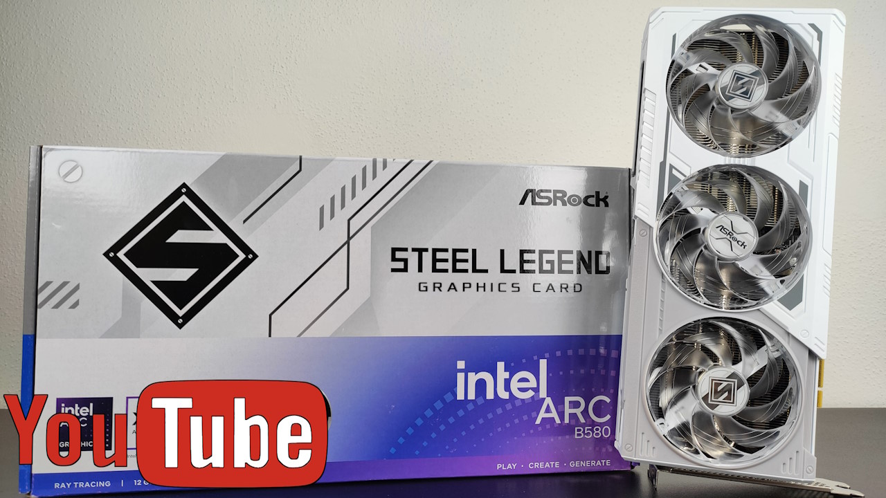 INTEL Arc B580 - AsRock Steel Legend