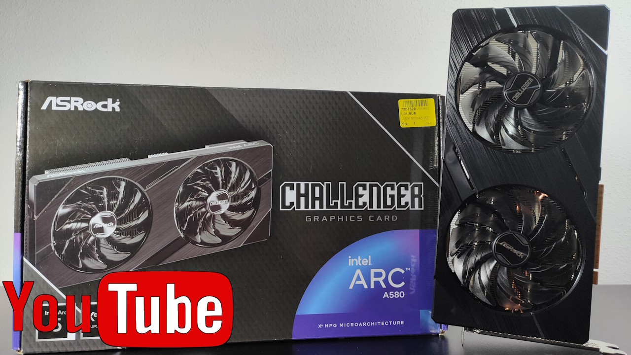 Intel ARC A580 AsRock Challenger