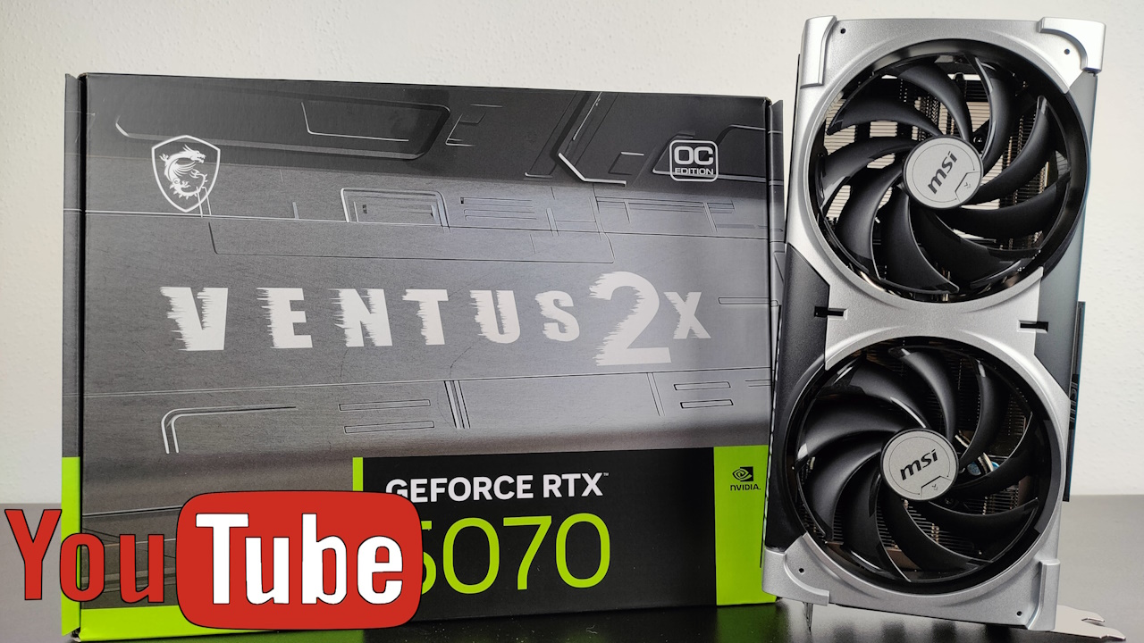 Nvidia GeForce RTX 5070 - MSI Ventus 2X